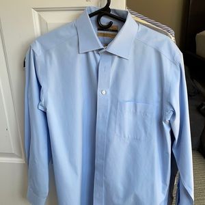 Roundtree & yorke fitted non iron dress shirt